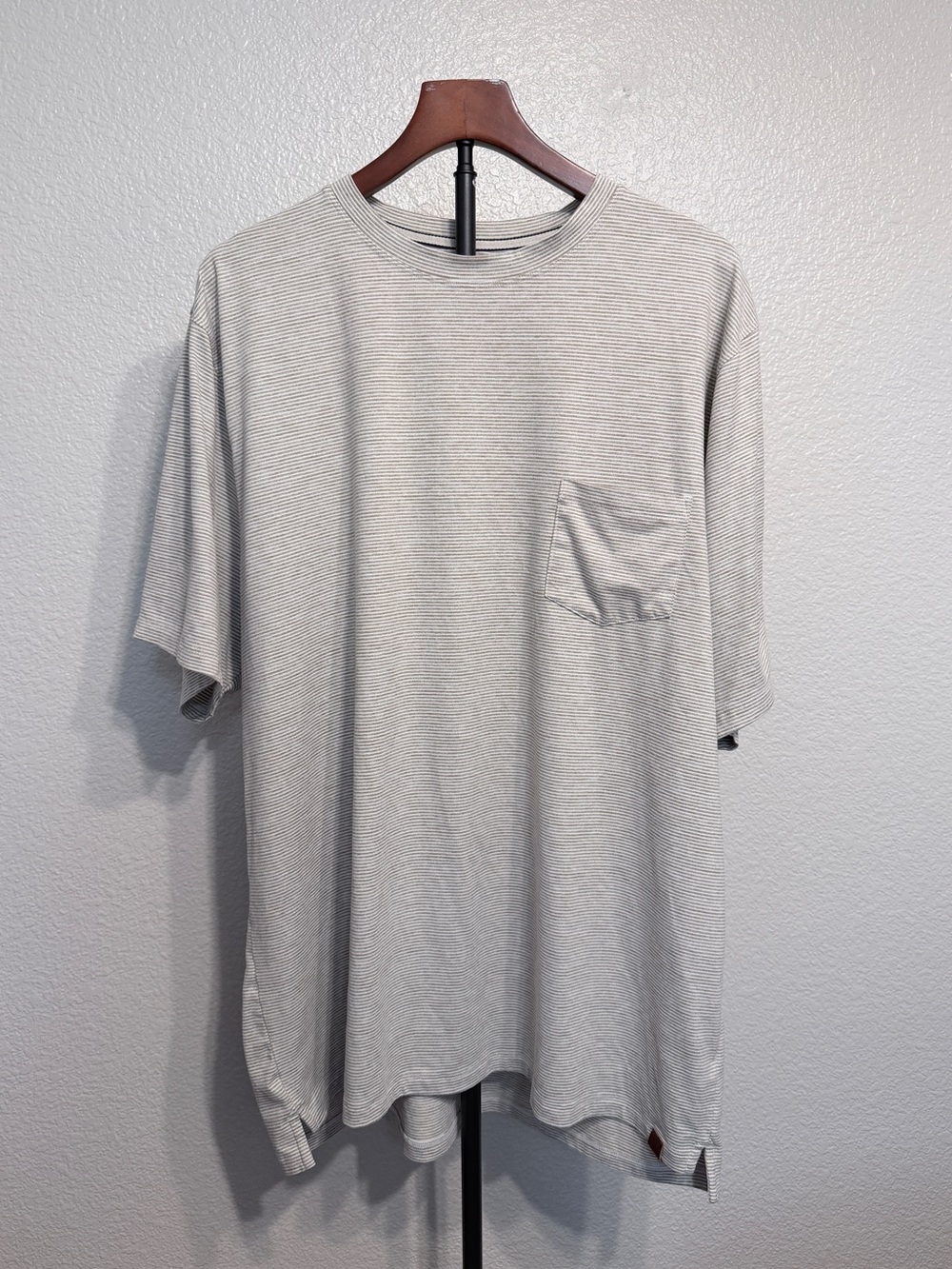 Fundamental Coast Butter Soft Striped Pocket Lightweight T-Shirt - Men’s XXL